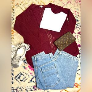 Bp Knit Cardigan Sweater